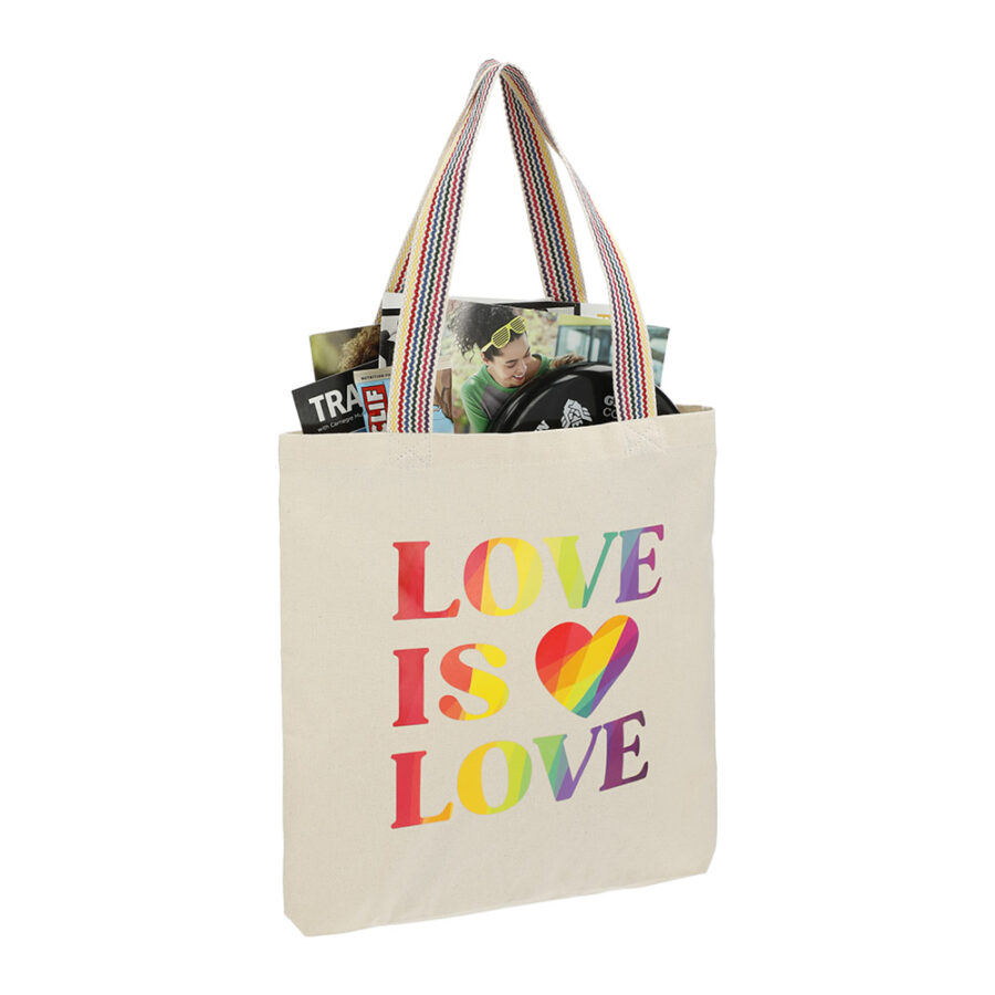 Recycled 6 oz. Cotton Convention Tote - Image 3