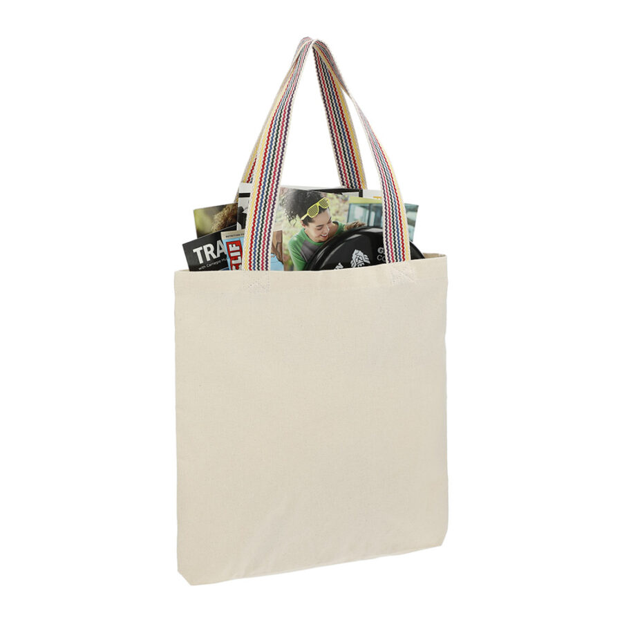 Recycled 6 oz. Cotton Convention Tote - Image 2