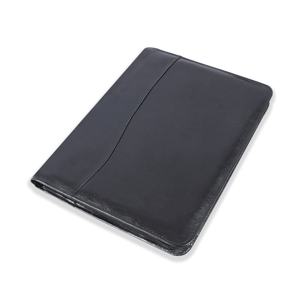 Tuscan Leatherite Slim Padfolio(Zip Folder) – Meraki Merchandise