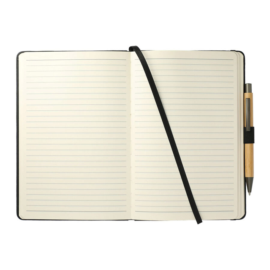 Leather Bound JournalBook® Set - 5.5" x 8.5" With Your Logo or Artwork - Image 6
