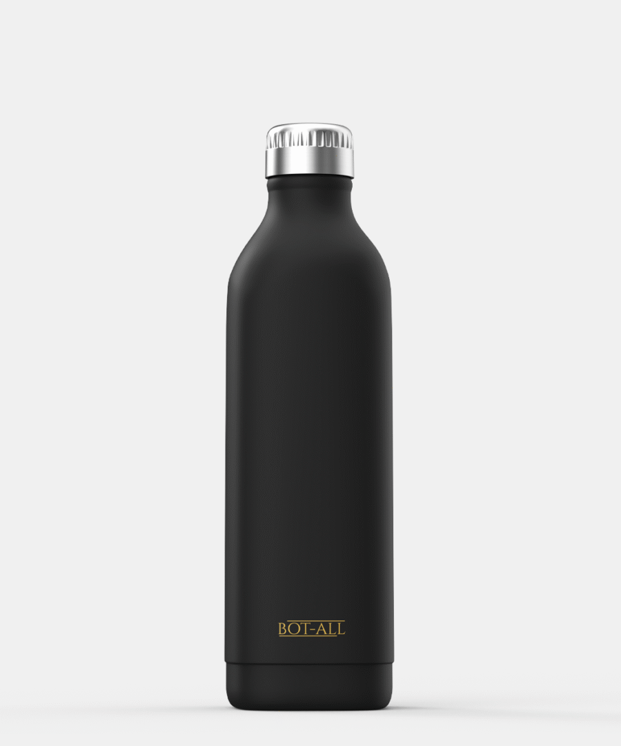 Bot-All Square Shape Bottle Made with Stainless Steel and Insulated Double Wall