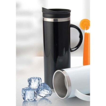 Lustre Stainless Steel Double Wall Mug 425 ml Approx