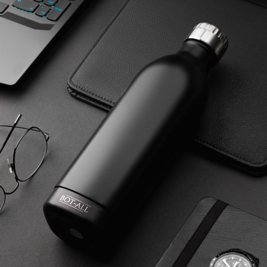 Bot-All Square Shape Bottle Made with Stainless Steel and Insulated Double Wall - Image 3